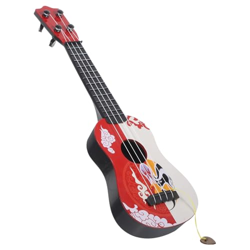 LALADEFIEE Simulations-Ukulele Junge Babyspielzeug Anfänger Musikinstrument Spielzeug Mini-Ukulele Spielzeug Für Babys Ukulele Für Anfänger Kinderspielzeug Mini-musikspielzeug Abs von LALADEFIEE