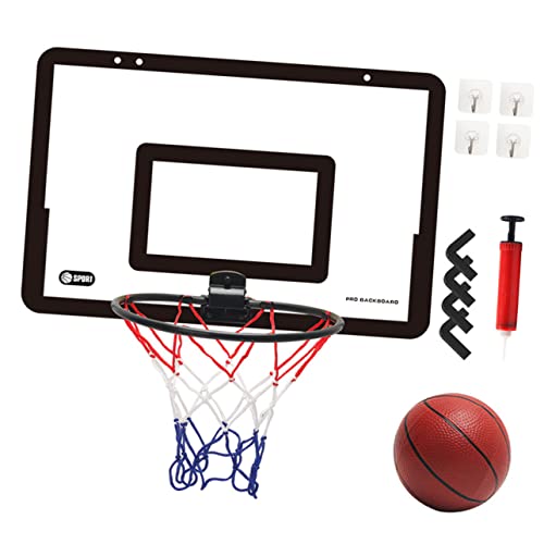 LALADEFIEE Wand Basketballständer Set Hängender Schießrahmen Für Kinder Indoor Basketballkorb Für Mini Basketballkorb Spielzeug Für Jungen Und Mädchen von LALADEFIEE