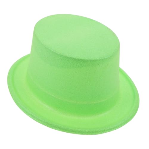 LALADEFIEE Zylinderhut Zum St Patrick'S Day Koboldhut Grüner Irischer Glitzer Zylinderhut Für Erwachsene St Patrick'S Day Koboldkostüm Gastgeschenk von LALADEFIEE