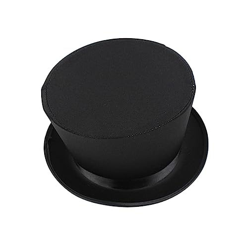 LALADEFIEE Kleiner Hut Party hat Festival-Stirnband Mini-Glitzer-Zylinder-Stirnband Top-Hat-Kostüm kleines Zylinder-Stirnband Banketthüte Black von LALADEFIEE