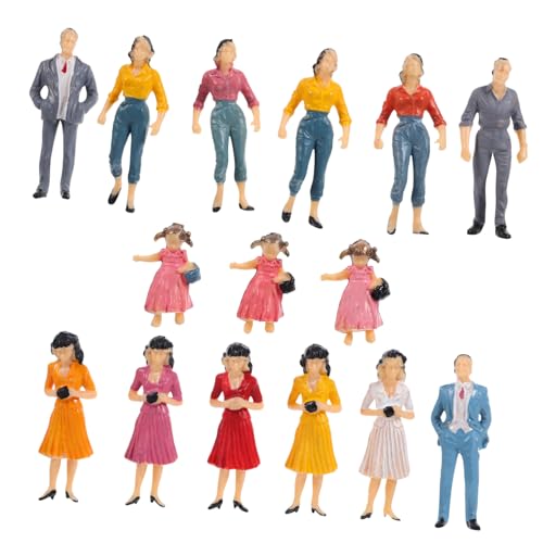 LALAFINA 15 Stück Maßstab für Modellbahnen Architektur Szenenbau Kunststoff Farbig Verschiedene Posen Realistisch Zufällige Farbe Zufällige Farbe LALAFINA 15 Stück Maßstab für Modellbahnen Architektur Szenenbau Kunststoff Farbig Verschiedene Posen Realistisch Zufällige Farbe Zufällige Farbe von LALAFINA