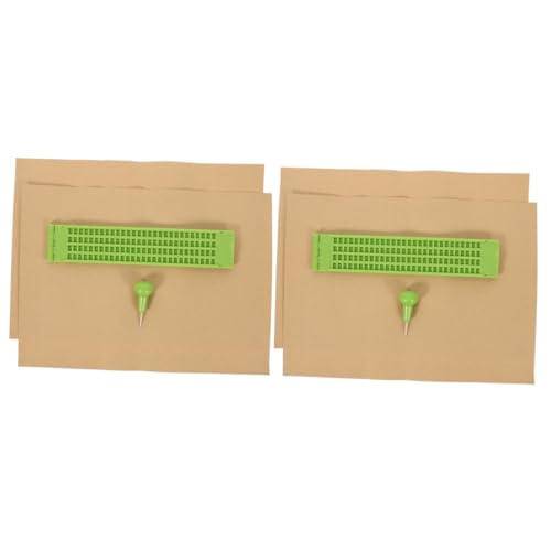 LALAFINA 2 Sets Braille Tafel Braille Platte Mit Stift Blindschiefer Schreibtafel Kunststoff Braille Schreibplatte Braille Zubehör Braille Zubehör Braille Schreibtafel Braille von LALAFINA