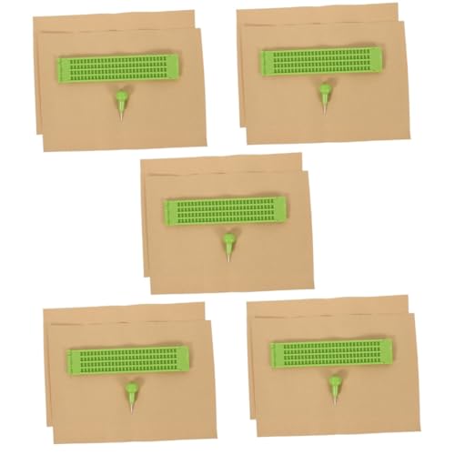 LALAFINA 5 Sets Braille Tafel Braille Jalousien Tafel Braille Schiefer Braille Platte Braille Griffbretter Braille Schreibtafel Jalousien Schiefertafel Braille Schreibplatte Für von LALAFINA