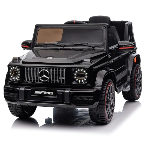 LALAHO Elektroauto für Kinder Mercedes G63 AMG, 12 V, 12 V,Elektrische Kinderauto Kinderfahrzeug mit Fernbedienung von LALAHO