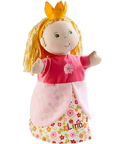 HABA Handpuppe personalisiert, Prinzessin mit Namen Bestickt, Puppentheater Kasperletheater Spielfigur von LALALO