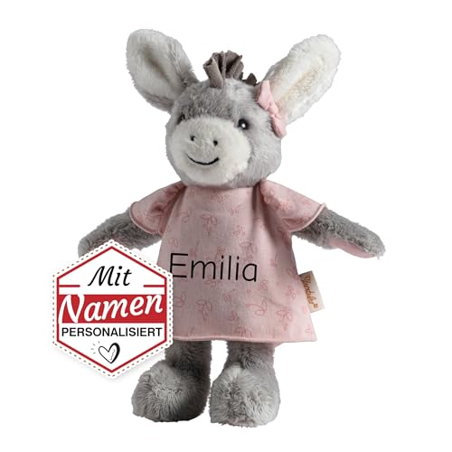 LALALO Baby Neugeborenen Geschenk für Mädchen, Sterntaler Kuscheltier/Plüschtier mit Namen personalisiert, Emmi Girl zur Geburt & Taufe von LALALO