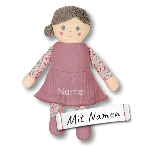 LALALO Stoffpuppe Sophie mit Namen Bestickt – erste Sterntaler Babypuppe/Kuschelpuppe für Mädchen, Geschenkidee zur Geburt LALALO Stoffpuppe Sophie mit Namen Bestickt – erste Sterntaler Babypuppe/Kuschelpuppe für Mädchen, Geschenkidee zur Geburt von LALALO