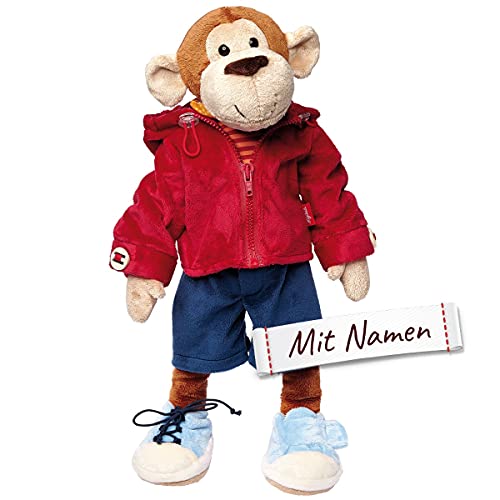 SIGIKID Lernspielzeug AFFE Kuscheltier mit Namen Bestickt, Niedliches Plüschtier Stofftier für Babys Kinder, Schmusetier Mädchen Junge SIGIKID Lernspielzeug AFFE Kuscheltier mit Namen Bestickt, Niedliches Plüschtier Stofftier für Babys Kinder, Schmusetier Mädchen Junge von LALALO