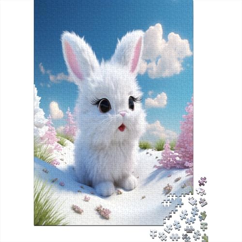 Kaninchen 1000 Teile Puzzle, Puzzles Für Erwachsene, 1000 Teile Puzzlespiel Für Jugendliche & Erwachsene Puzzlespiel Puzzel 1000pcs (75x50cm) von LAMAME