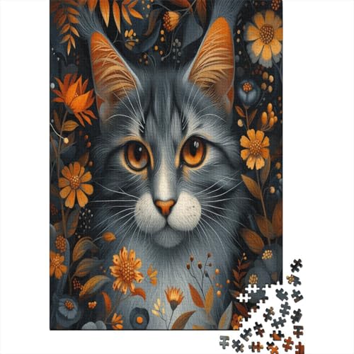 Kat Puzzlespiel 1000 Teile, Puzzle Erwachsene 1000 Teile, Impossible Puzzle GesKükenlichkeitsspiel Für Die Ganze Familie, Puzzle Erwachsene 1000 Teile Puzzel 1000pcs (75x50cm) von LAMAME