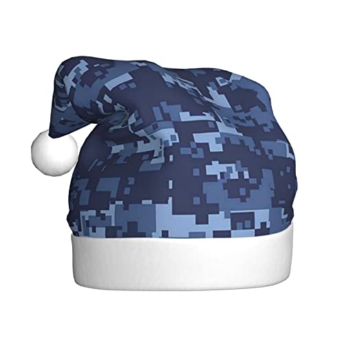 LAMAME Weihnachtsmütze mit Camouflage-Muster, bedruckt, Weihnachtsdekoration, neutrale Nikolausmütze von LAMAME