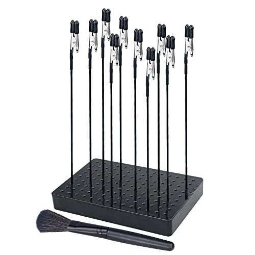 LAMXD Model Painting Tool mit Standfuß und 10Stück Krokodilklemmen, Krokodilklemme mit Ständer Werkstückhalter für Modellbau, Flexibler Lackierständer zum Basteln und Dekorieren LAMXD Model Painting Tool mit Standfuß und 10Stück Krokodilklemmen, Krokodilklemme mit Ständer Werkstückhalter für Modellbau, Flexibler Lackierständer zum Basteln und Dekorieren von LAMXD