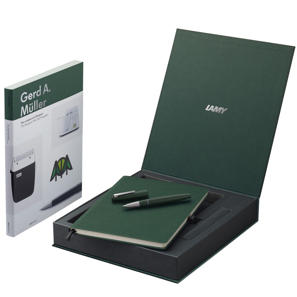 LAMY Füllhalter 2000 pine F im Set - Limited Edition von LAMY