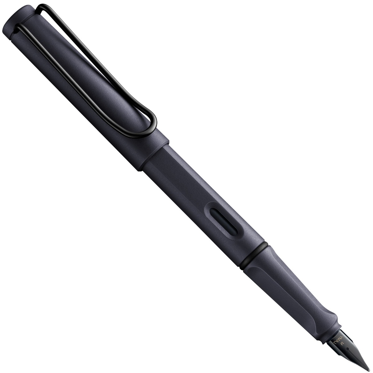 LAMY Füllhalter safari steel black Linkshänder von LAMY