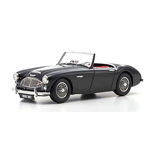 LANUVA 1/18 Für Austin Healey 3000 Metallguss Statisches Automodell Erwachsene Klassische Sammlerstücke (Color : Schwarz.) von LANUVA