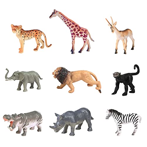 LARUISEE 10 Stücke Simulation Tiere Spielzeug Modelle Action Figuren Zebras Tiere von LARUISEE