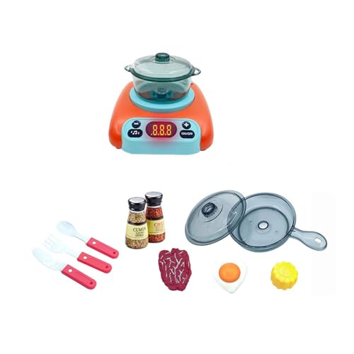 LARUISEE 1set Simulation Küche Spielzeug Spielzeug Lebensmittel Pädagogisches Küche Spielset Kochen Utensilien Spielzeug von LARUISEE