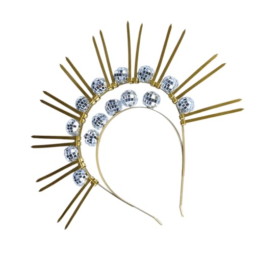 Ball-Stirnband, einzigartiges Haarband für Damen, stilvolle Kopfbedeckung für Partys, multifunktionaler Kopfschmuck, Ornament, Kostüm, Kopfschmuck von LARUISEE