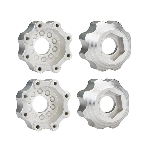 LARUISEE 4PCS 17mm RCCar HexAdapter Erweiterte WheelHex Metall Adapter Upgrade Kits Zubehör von LARUISEE