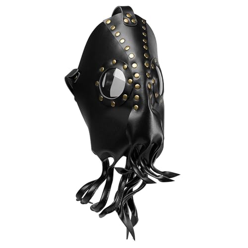 LARUISEE Halloween Cosplay Maske Steampunk Octopus Teufel Maske Cosplay Steampunk Maske Kostüm für Halloween Maskerade Party Maskerade für Männer Maskerade für Frauen Maskerade und Kostüme von LARUISEE