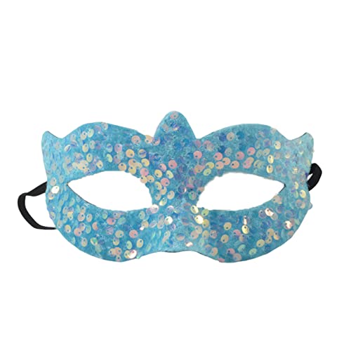 LARUISEE Maskerade Maske Pailletten Maske Halbgesichtsmaske Halloween Party Maske Abend Abschlussball Maske für Karneval Nachtclub Ball Pailletten Maske Halloween Party Maske Frauen Maskerade Maske von LARUISEE