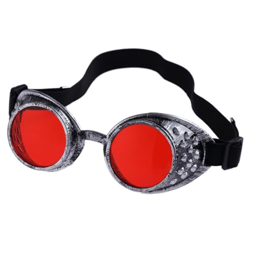 LARUISEE Vintaeg Brille Brille Halloween Novel Lustige Brille Cosplay Kostüm Lustige Goths-Brille von LARUISEE