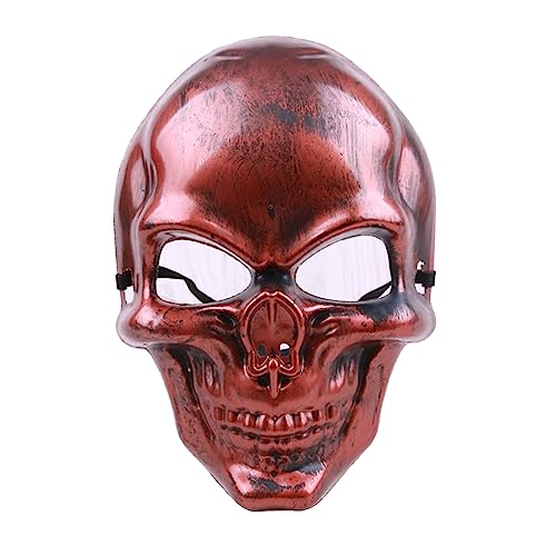 LARUISEE Vintage-Totenkopf-Maske, dekorativer Gesichtsschutz, Ornament, Haushaltsbedarf für Hochzeit, Bühnenauftritte, Party-Dekoration, Tag der Toten, Totenkopf-Maske von LARUISEE