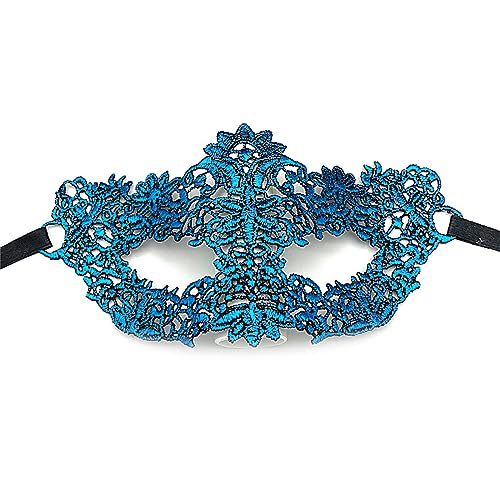 Lace Eye Mask Fun VintageMasquerade Mask For Women Men HalloweenBall Cosplay Photo Shooting Unisex Lace Men Lace Carnival Face Mask Elegant For Halloween Party Evening Prom Party For Carnival von LARUISEE