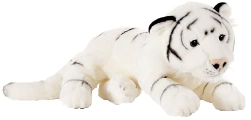 LASCAR Tiger liegend Plüsch Weiss 30cm von LASCAR
