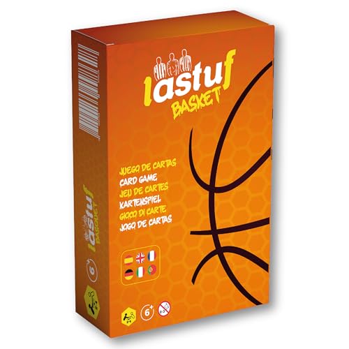 LASTUF Basketballspiel für Kinder – Brettkartenspiel für die Familie – Geschenk für Mädchen und Jungen – sehr lustig und unterhaltsam – tragbar für Reisen – ab 6 Jahre alt von LASTUF