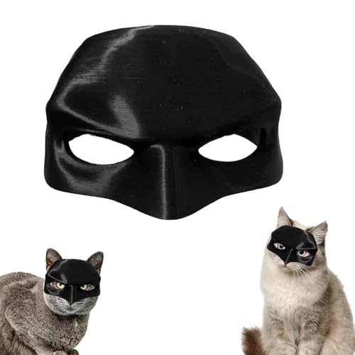 Katze Fledermausmaske, Fledermausmaske, Katzen-Cosplay-Hut, Fledermaus-Katzen-Maske für Halloween-Kostüm, Party-Dekoration, Katzen-Cosplay, Fledermaus-Kostümmaske, niedliche Katzen-Verkleidung, von LAUFUY