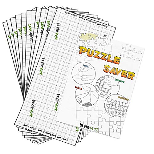 LAVIEVERT Puzzle Saver Peel & Stick Adhesive Paper Jigsaw Puzzle Glue Best Way to Preserve Your Finished Puzzle - 10 Sheets von LAVIEVERT