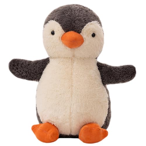 LAjuu Pinguin Kuscheltier, 21 cm Pinguin Plüschtier, Flauschiger Stofftier zum Spielen & Kuscheln, Plüsch Pinguin, Stofftier Pinguin Weich Gefülltes Kissen für Mädchen, Jungen, Babys von LAjuu