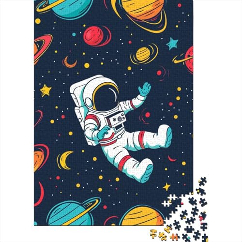 1000-teiliges Astronauten-Puzzle für Erwachsene und Teenager. Puzzle 1000 Teile zum Entspannen, Puzzlespiele 1000 Teile (75 x 50 cm) von LBLmoney