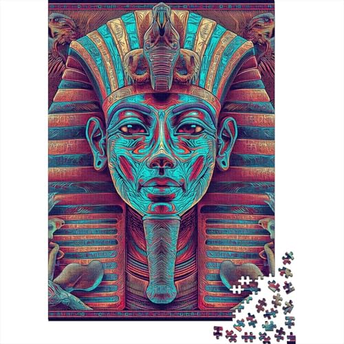 1000-teiliges Pharao-Puzzle für Erwachsene und Jugendliche. Puzzle für Erwachsene, Familienspiel für Erwachsene und Jugendliche. 1000 Teile (75 x 50 cm) von LBLmoney