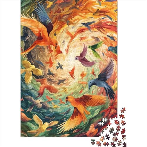 1000-teiliges Vogelparadies-Puzzle für Erwachsene, Puzzle, Puzzle für Erwachsene, Puzzle für Erwachsene, Lernspiel, Herausforderungsspielzeug, 1000 Stück (75 x 50 cm) von LBLmoney