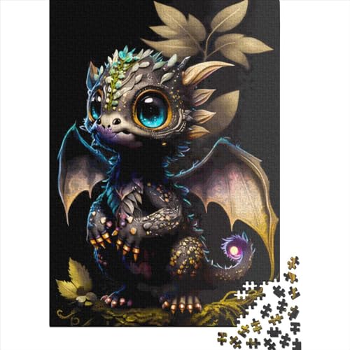 300 Teile Puzzles Spiel Fantasy Dragon Holzpuzzle Puzzles Für Erwachsene 300 Teile Paarspiele Puzzle Geburtstag 300 Stück (40x28cm) von LBLmoney