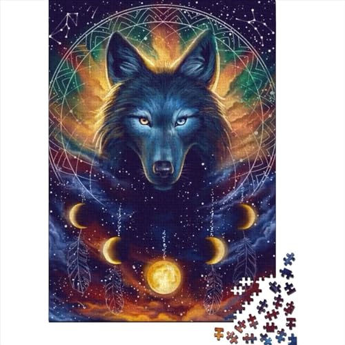 300-teiliges Wolf-Puzzle für Erwachsene, Puzzle für Erwachsene, Puzzles für Erwachsene, Lernspiel, Herausforderungsspielzeug, 300 Teile (40 x 28 cm) von LBLmoney