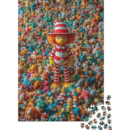 500-teiliges Puzzle „Viele Puppen“ für Erwachsene Teenager, Holzpuzzle für Erwachsene, Puzzles für Familienspaß und Spieleabende, 500 Teile (52 x 38 cm) von LBLmoney