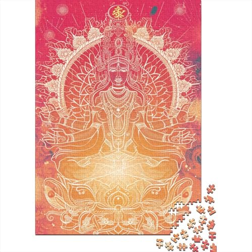 Buddha-Statue-Puzzle, 1000 Teile, für Erwachsene, Puzzle für Erwachsene, Puzzle als Geschenk, 1000 Teile (75 x 50 cm) von LBLmoney