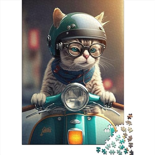 Cat Cute Animal Puzzle 300 Teile,Puzzle Für Erwachsene, Impossible Puzzle, Geschicklichkeitsspiel Für Die Ganze Familie,Puzzle Farbenfrohes,Puzzle-Geschenk,Raumdekoration Puzzel 300pcs (40x28cm) von LBLmoney
