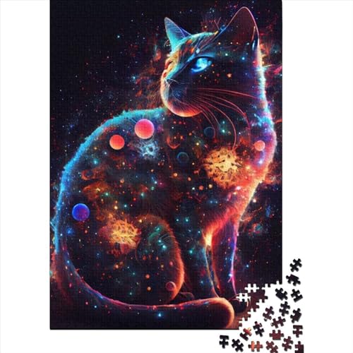 Cat Puzzlespiel 1000 Teile, Puzzle Erwachsene 1000 Teile, Impossible Puzzle Geschicklichkeitsspiel Für Die Ganze Familie, Puzzle Erwachsene 1000 Teile Puzzel 1000pcs (75x50cm) von LBLmoney