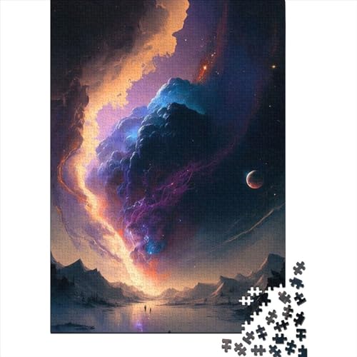 Cosmos_Above_The_Land Puzzle 1000 Teile, Erwachsene, Klassische Puzzle, Impossible Puzzle,Geschicklichkeitsspiel Für Die Ganze Familie Erwachsenenpuzzle Ab 14 Jahren Puzzel 1000pcs (75x50cm) von LBLmoney