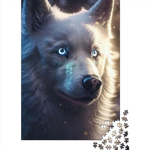 Cute Wolf Puzzle 1000 Teile Für Erwachsene Und Kinder Ab 14 Jahrenfür Stressabbauer Puzzlespiel Erwachsenen Puzzlespiel Puzzel 1000pcs (75x50cm) von LBLmoney