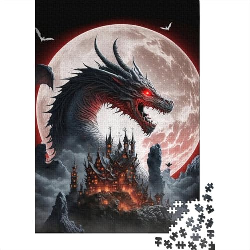 Dragon2 Puzzle 1000 Teile Erwachsener Kniffel Spaß Für Die Ganze Familie - Abwechslungsreiche 1000 Puzzleteilige Motive Puzzle Erwachsene, Puzzel 1000pcs (75x50cm) von LBLmoney