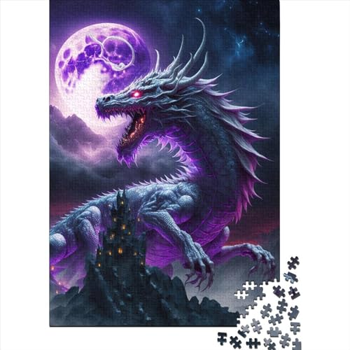 Dragon53 Puzzle 1000 Teile,Puzzlespiel Für Erwachsene,Impossible Puzzle,Puzzle Geschicklichkeitsspiel Für Die Ganze Familie, Geschenke Für Männer/Frauen Erwachsenen Puzzel 1000pcs (75x50cm) von LBLmoney