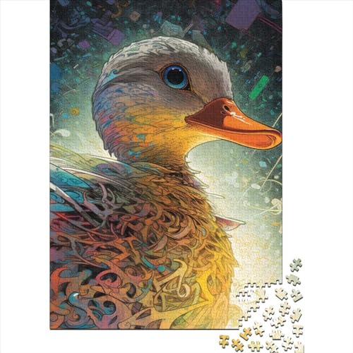 Duckling Puzzle 1000 Teile,Puzzlespiel Für Erwachsene,Impossible Puzzle,Puzzle Geschicklichkeitsspiel Für Die Ganze Familie, Geschenke Für Männer/Frauen Erwachsenen Puzzel 1000pcs (75x50cm) von LBLmoney