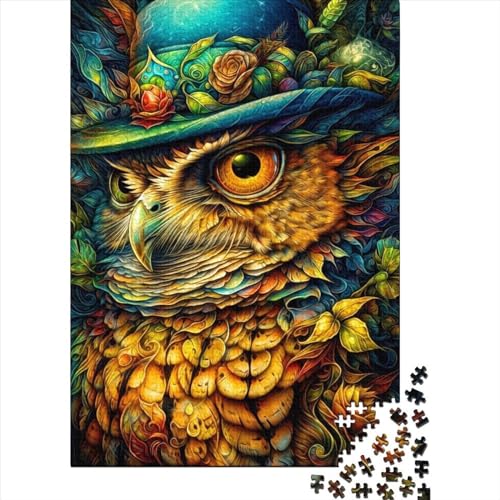 Fantasy Owl Puzzles1000 Teile, Puzzle Für Erwachsene, Geschicklichkeitsspiel Für Die Ganze Familie, Klassische Puzzle,Geburtstagsgeschenk Erwachsenen Puzzlespiel Puzzel 1000pcs (75x50cm) von LBLmoney