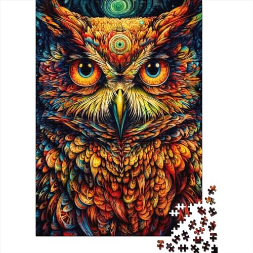 Fantasy Owl23 Puzzle 1000 Teile Puzzle Erwachsene Schwieriges Schwer Puzzle Für Erwachsene Und Kinder Ab 14 Jahren Puzzel 1000pcs (75x50cm) von LBLmoney