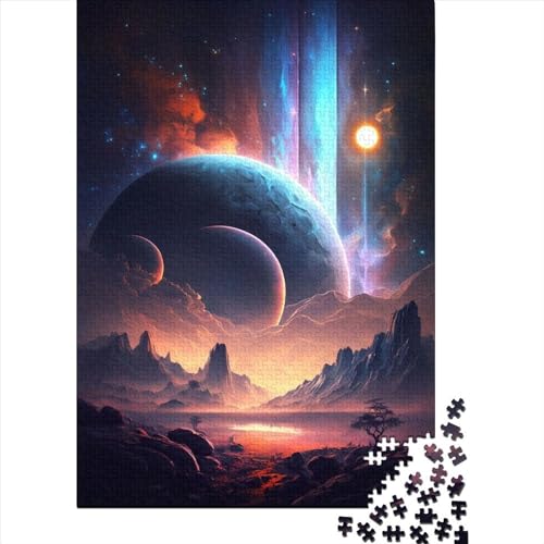 Fantasy_Spectrum_Of_Galaxy Puzzle 1000 Teile,Puzzle Für Erwachsene, Impossible Puzzle, Geschicklichkeitsspiel Für Die Ganze Familie,Puzzle Farbenfrohes,Puzzle-Geschenk,Raumdekoration Puzzel 1000pcs (7 von LBLmoney